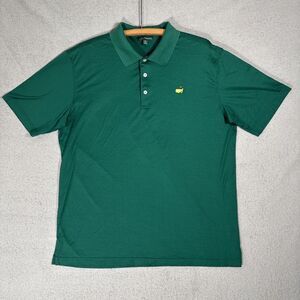 Masters Collection Polo Shirt Men’s Size XL Green Pima Cotton Golf Da
